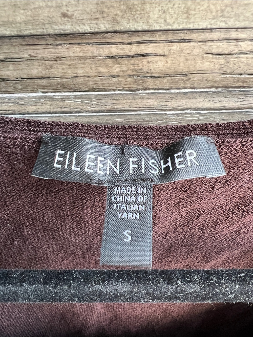 Eileen Fisher Dark Brown Scoop-Neck Tank - Picture 2 of 5